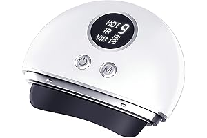 Heated Scraper Massage Tool: Electric Gua Sha Bian Stone Facial Tool