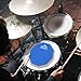EASTROCK 8 Inches Practice Drum Pad, Double Sided Drum Pad, Silicone Dumb Drum for Beginners,Blue