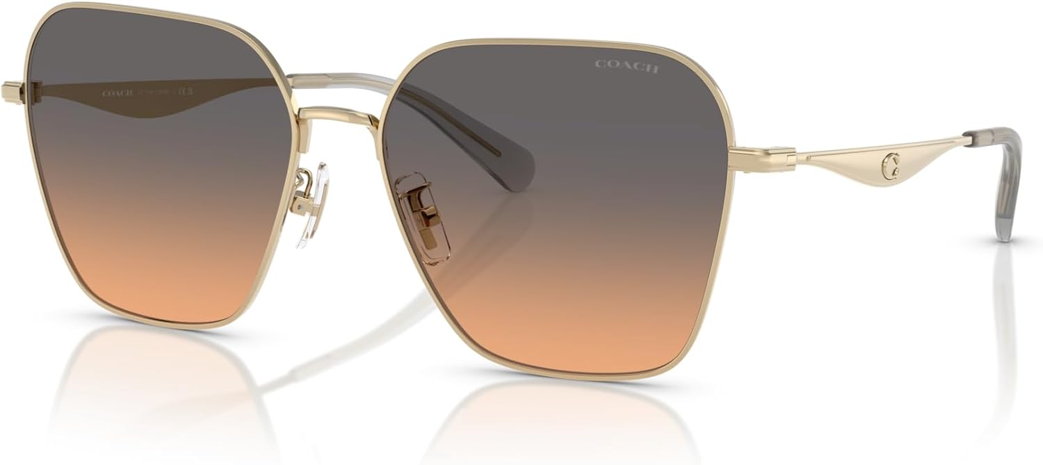COACH Womens Butterfly (Based on the Product Title's 'Butterfly' Description and Item_shape Attribute) Butterfly Sunglasses