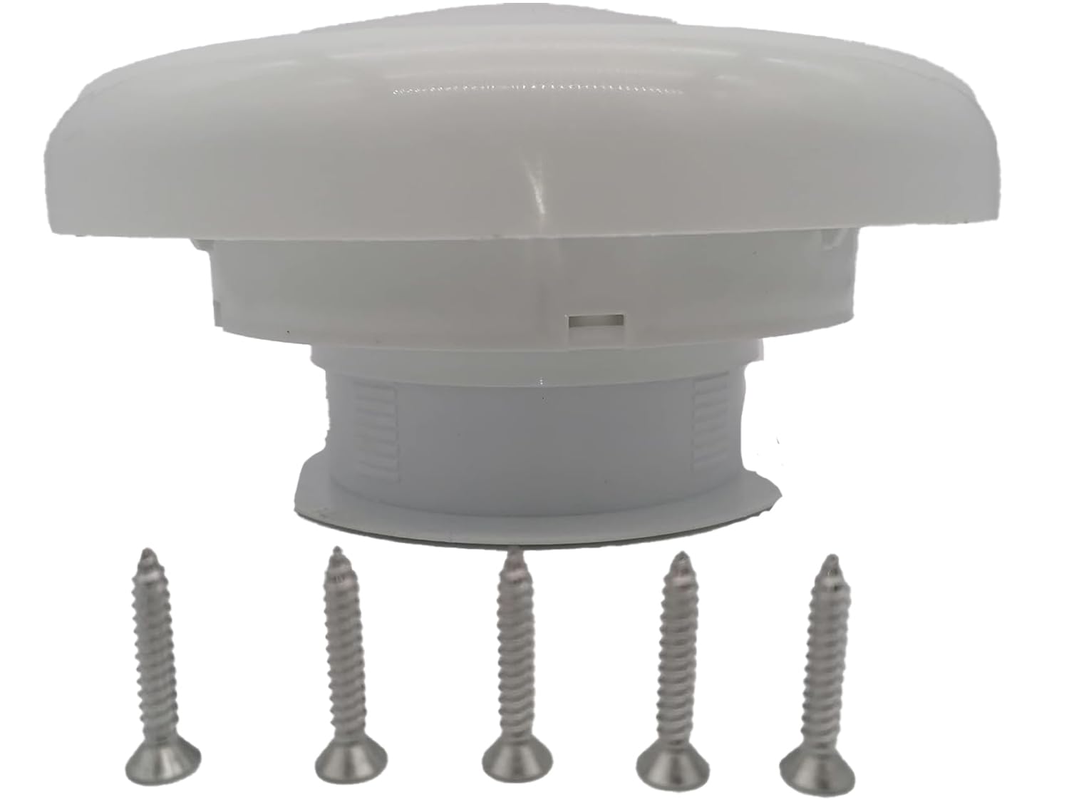 CR-MOESANCO® Kit Aérateur de Toit pour Caravane 110mm + Vis INOX de Montage avec Grille Anti-Insectes
