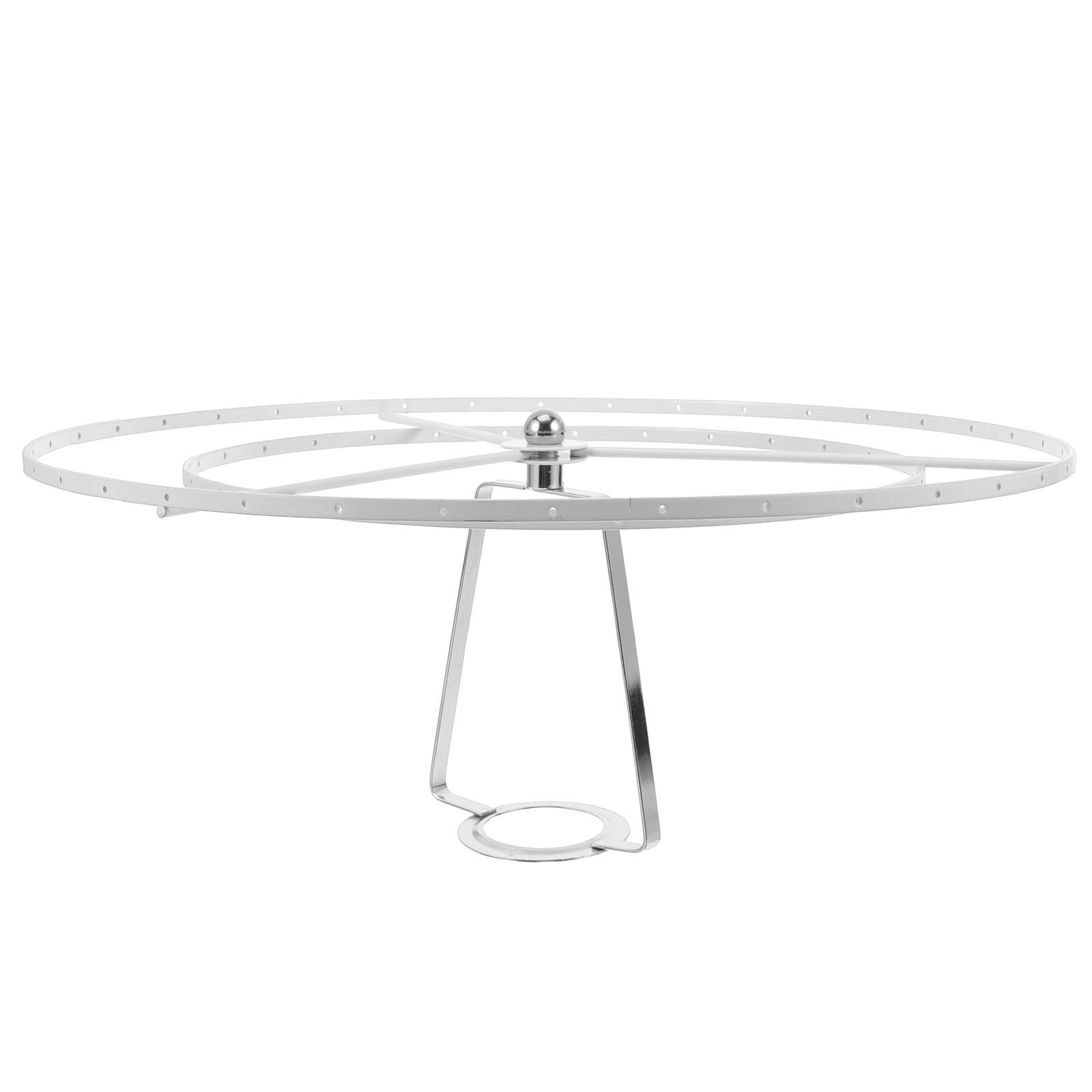 Zerodeko Telaio Paralume Lampadario in Metallo Bianco, Set Fai da Te