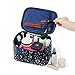 HOYOFO Makeup Bag Cosmetic Bags for Women Travel Makeup Organizer Case, Starry Sky