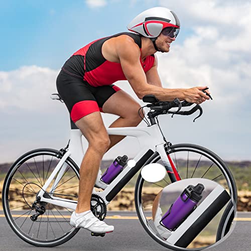 16 Pack Aluminum Water Bottles Bulk Sports Vacuum Water Bottles With Leak Proof Lid Metal Travel Bottles Outdoor Sports Bottles Reusable Bike Bottles For Gym Hiking Cycling Sports 16 Colors (21 Oz) #TOP5