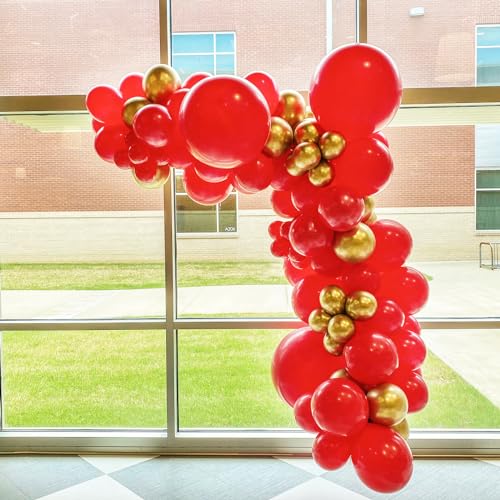 90pack Red Balloons Different Size 18/12/10/5 Inch Red Balloon Garland Arch Kit for Valentine's Day, Graduation, Wedding, Birthday, New Year, Baby Shower, Christmas Party Decorations - Image 4