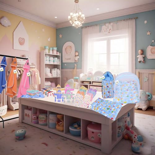Image of Toddylon 56 in 1 New Born Baby Products All | Gift Packs | Maternity Kit | Baby Clothes | Baby Bedding Set | Essentials Items | Baby Shower | Combo Pack | Infants (Multicolor, 0-6 Months)