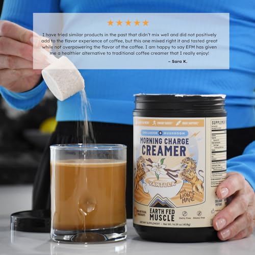 Earth Fed Muscle Vanilla Protein Creamer