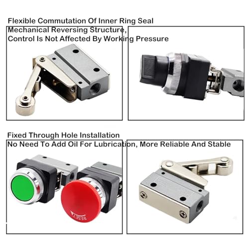 Válvula de control mecánico MOV-03A de 3 vías y 2 posiciones 8