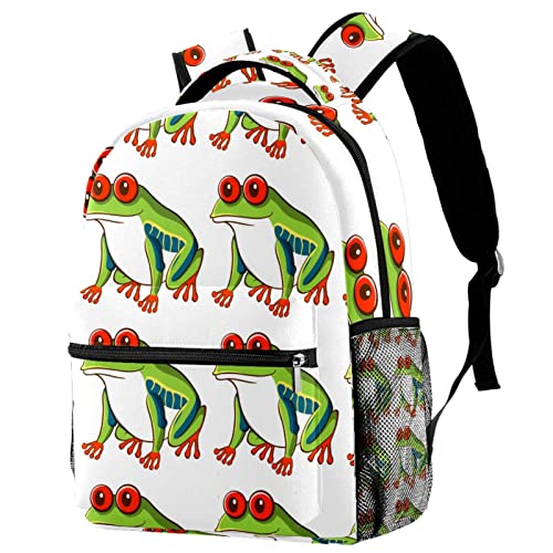 Sac à dos voyage grenouille verte pour les sorties scolaires et loisirs