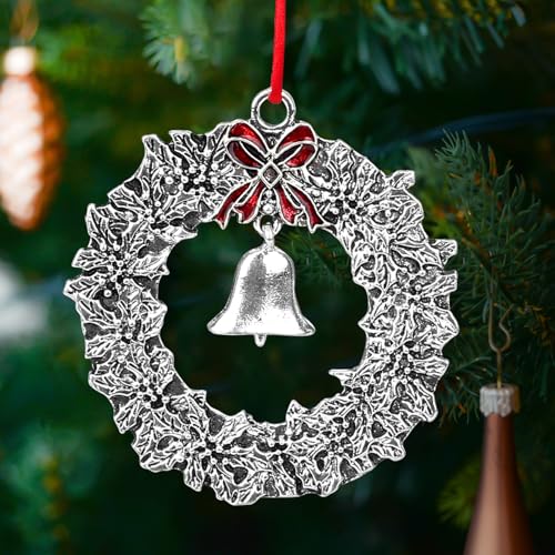 Christmas Decoration Ornament Metal Pendants for...