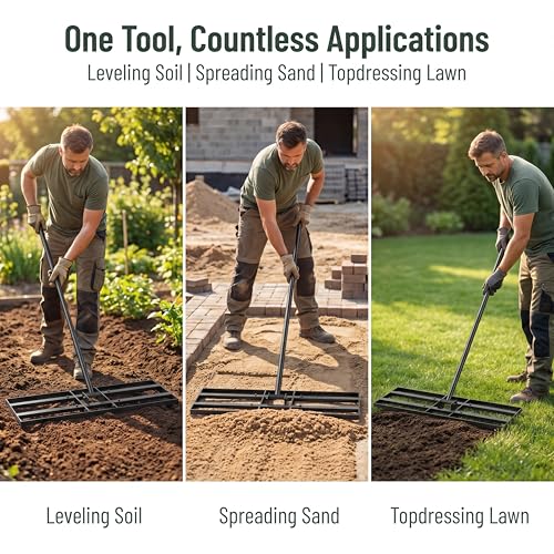 30x10 Stainless Steel Lawn Leveler