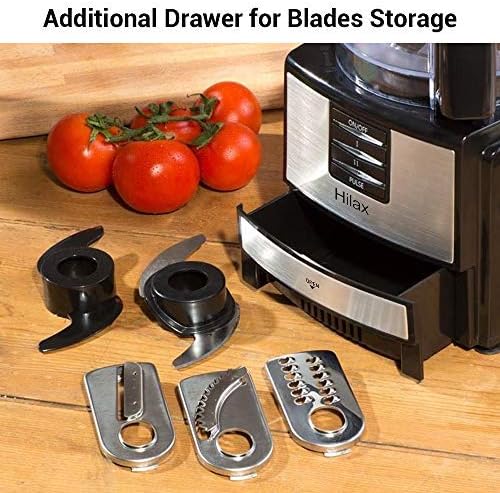 Vista 6 de Procesadores de alimentos - Mezclador de procesador de alimentos, picador eléctrico de alimentos, molinillo para carne, máquina mezcladora múltiple