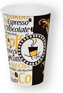 Excodi Cup - [ AYGÜN CUP ] 12 oz Karton Bardak - 300 ml - 160 Adet Kaliteli Otomat Bardağı, Sızdırmaz, El Yakmaz - BEYAZ (Latte, Cappuchino))
