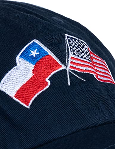 Image of Ann Arbor T-shirt Co. American Friendship Nations Flag Baseball Low Profile Dad Hat for Men Women