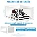Imagen de Wagtail 12 Cajas de Zapato Transparente con Tapa Plegable y Apilables para Organización de Zapatos en Hogar Caja Multifuncional Ahorra Espacio y Facilita Almacenamiento