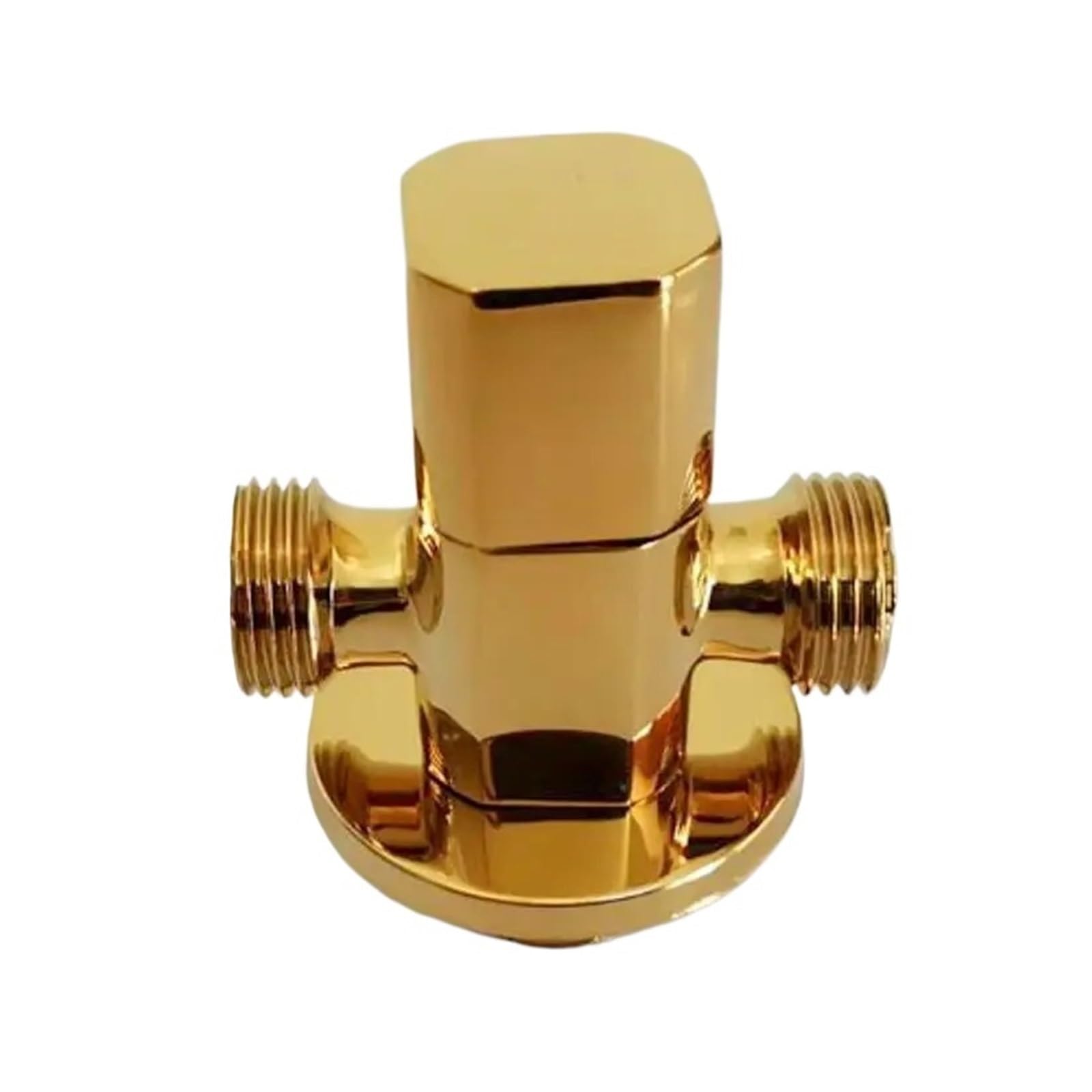 Itrhjtgp B Angle Valve Polish Gold Angle Valve Copper Plated Triangle General Athroom Water Stop Toilet For Warmer System(B)