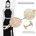 LumiSyne Moda Cinturón De Cadenas Para Mujer Anillo De Metal Tallado Calado...