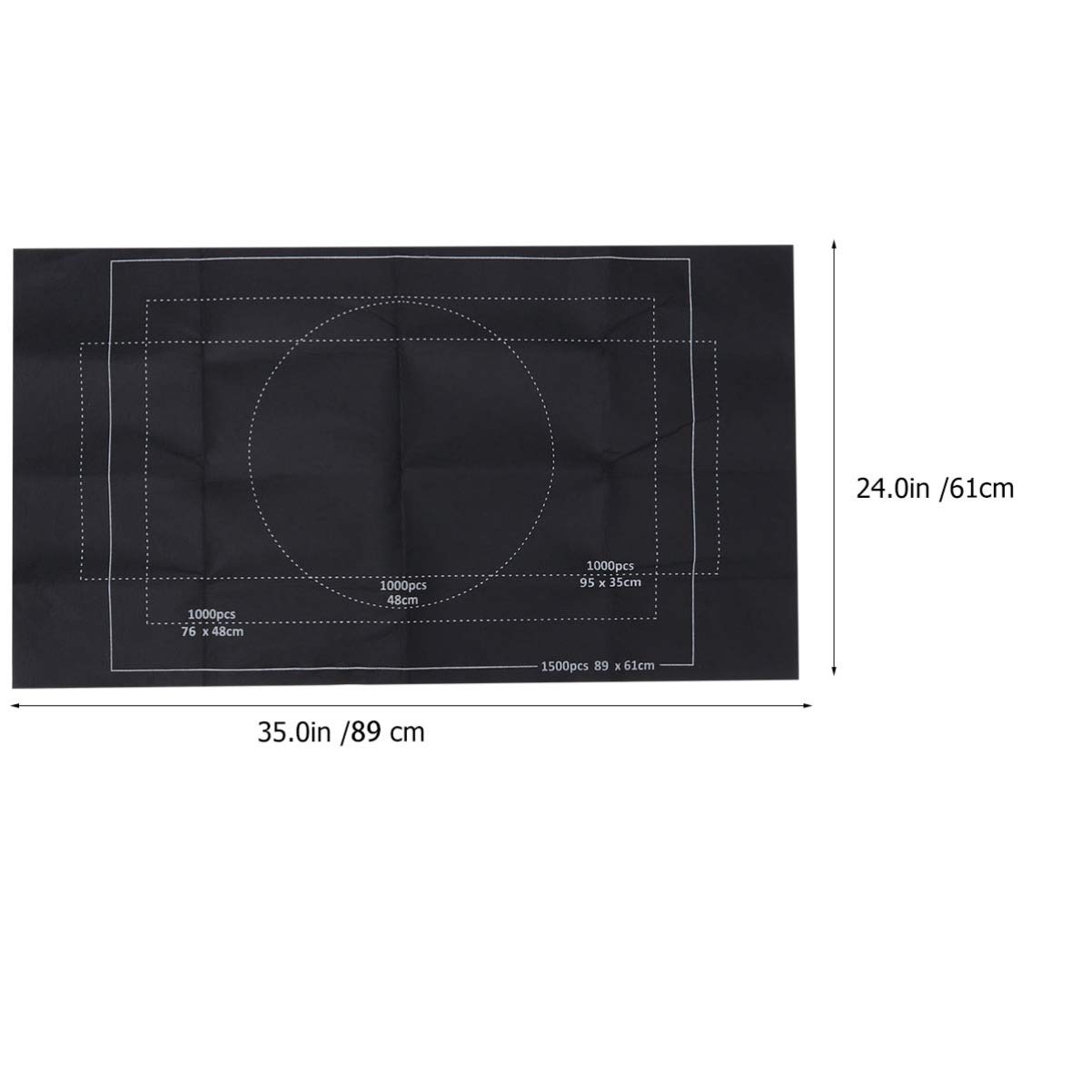 Tapis de rangement pour puzzles - FEBEST - 118x80 cm - Jusqu'à 2000 pièces - Feutre doux Tapis de rangement pour puzzles - FEBEST - 118x80 cm - Jusqu'à 2000 pièces - Feutre doux