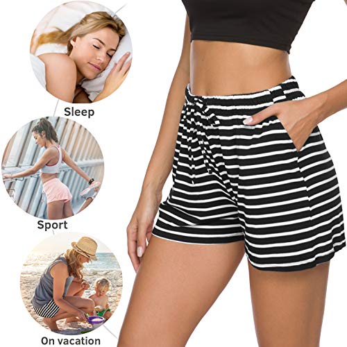 Image of Orrpally Pajama Shorts Womens Lounge Short Sleep Shorts Pajama Bottoms