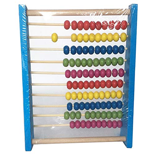 Jinjiang Kids 123 Learning Abacus Toy Math Manipulatives Numbers Counting Beads Educational Toys for Preschool Boys and Girls Toddlers Infant