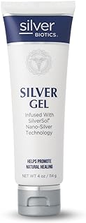 Silver Biotics Colloidal Nano SilverSol Ag₄O₄ 20 ppm Soothing & Nourishing Skin Gel | Versatile 4 Oz Gel for Skin Wellness...