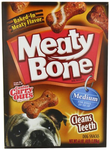 Meaty Bone Medium Dog Snacks, 64-Ounce