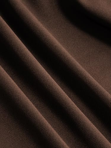 CIDER Work Office Outfits Ladies Long Sleeve V Neck Mini Dress with Belt Middle Waist4