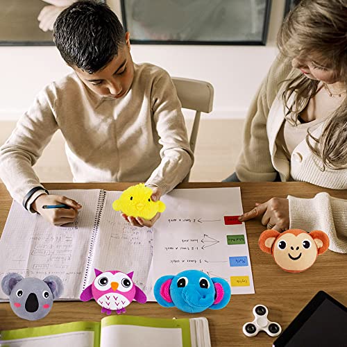 Teytoy 016 Mini Sensory Stress Ball For Kids And Adults,5 Pcs Plush Stuffed Animals Farm Friends Infant And Toddler Toys Owl thumb #8