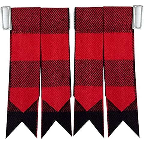 Calcetines escoceses para hombre con diferentes ligas de tartán puntiagudas Cover