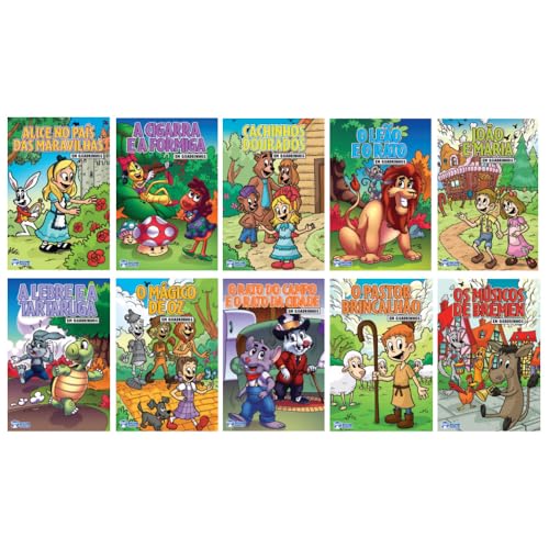 Fábulas em Quadrinhos (pct com 10 livros diferentes)