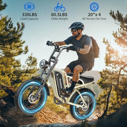 GREATWORK 3000W Peak Electric Bike for Adults with 1200Wh Removable Battery image 7