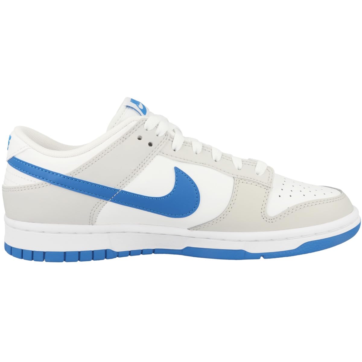 NIKE Dunk Low Retro, Zapatillas de Deporte Hombre, Summit White Photo Blue Platinum Tint, 45 EU