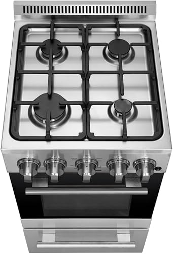 Miniatura 7 de FORNO Lamazze - Cocina de gas completo de 20 pulgadas Cocina independiente con 4 quemadores sellados horno de acero inoxidable de 205 pies cúbicos