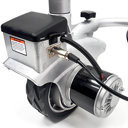 Biltek Trailer Mover 350W 12V Electric Trailer Jack Mini Mover Trailer Jockey Wheel Max Vehicle Load 5000Lbs Utility Trailer Jack Easy to Maneuver Trailer Camper Boat (12V/350W) + Battery Included