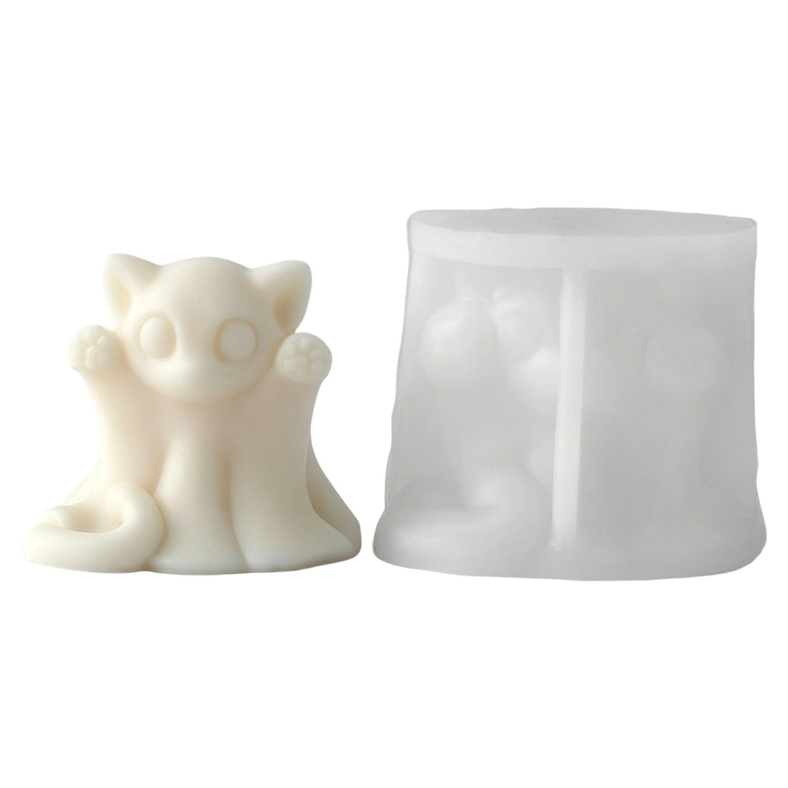 Yjcnelcr Safe Silicone Craft Featuring Specters Puppy Cats Pattern for Holiday Decoration Easy Releases Specters