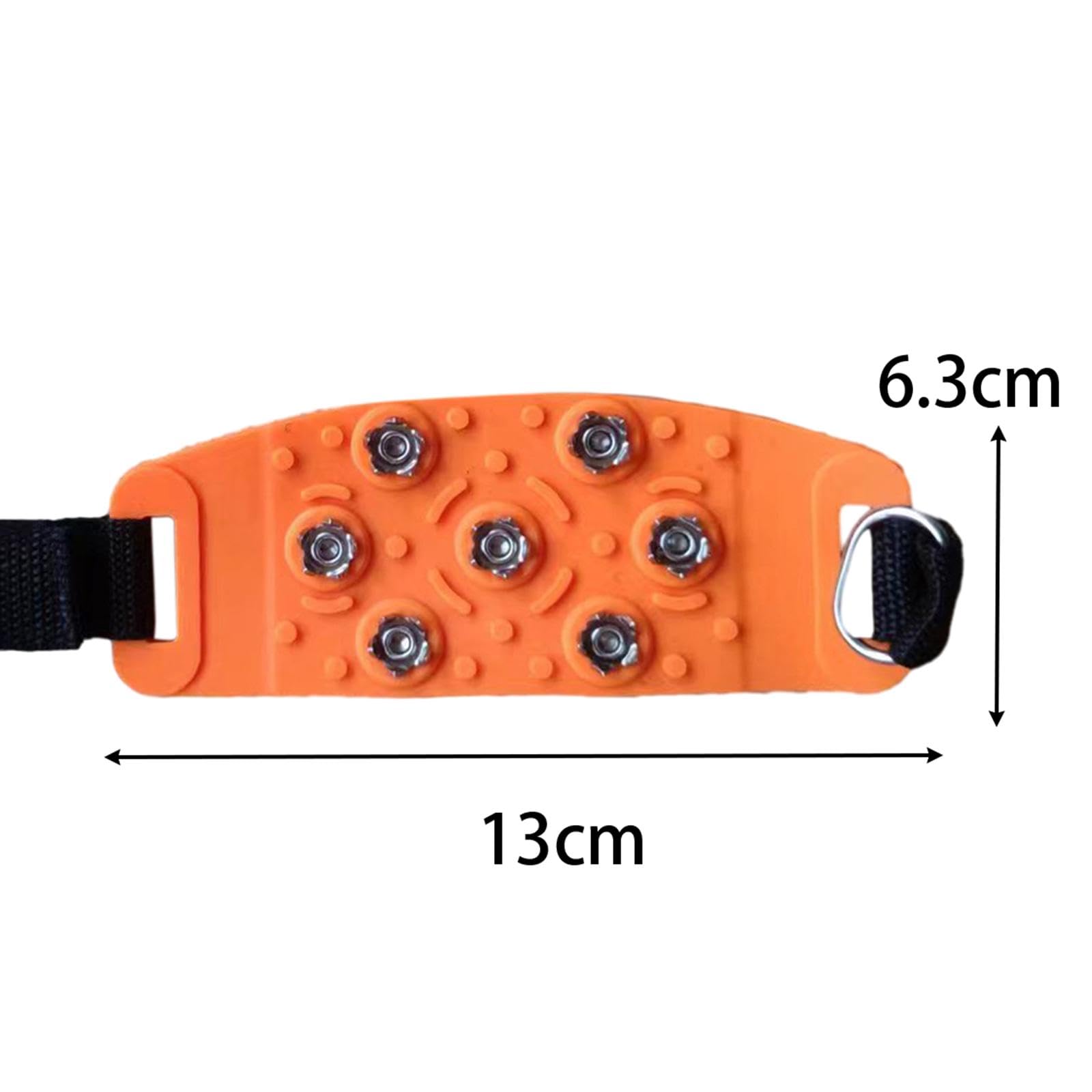 RNXRZANK 2X Shoe Spikes Ice Gripper Spikes Crampons for Camping Jogging Ice Fishing