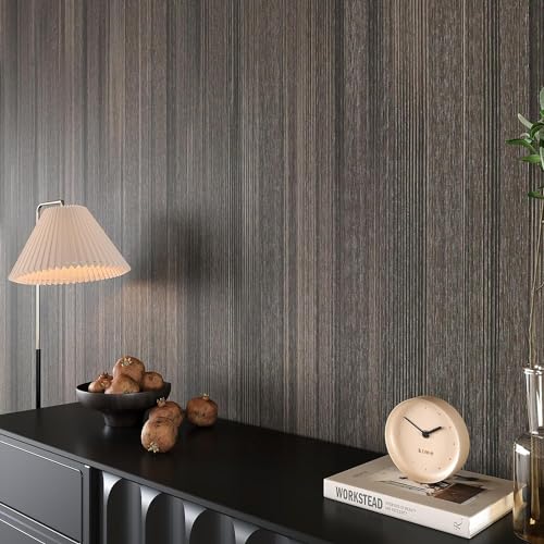 Image of SUNBIRD Matte Marble Wall Paper Granite White /Grey Kitchen Countertop Cabinet Furniture Refurbishment Thick Removable Wallpaper Peel and Stick Vinyl Roll (1 Feet x 6.5 Feet, Black Cocoa)