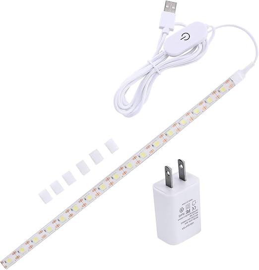 Bright Sewing Strip Light with Touch Dimmer Cold White 6500K