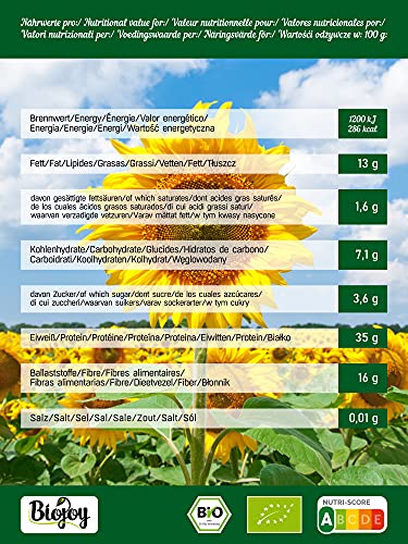 Biojoy BIO-Zonnebloemmeel - gedeeltelijk ontolied, glutenvrij en koolhydraatarm (1 kg) - Afbeelding 6