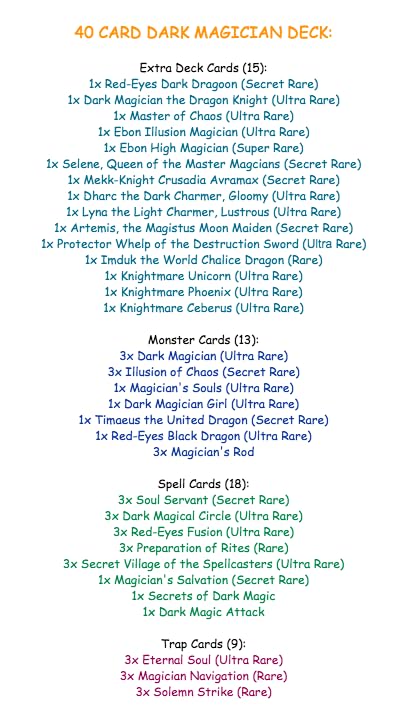 yugioh dark magician deck list Amazon.com: Yu-Gi-Oh! TCG: The Dark Magicians Card Case (70 ct) : Toys &  Games
