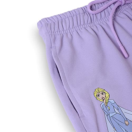 Image of Kidsville Frozen Printed Regular Fit Purple Ploycotton Girl's Shorts