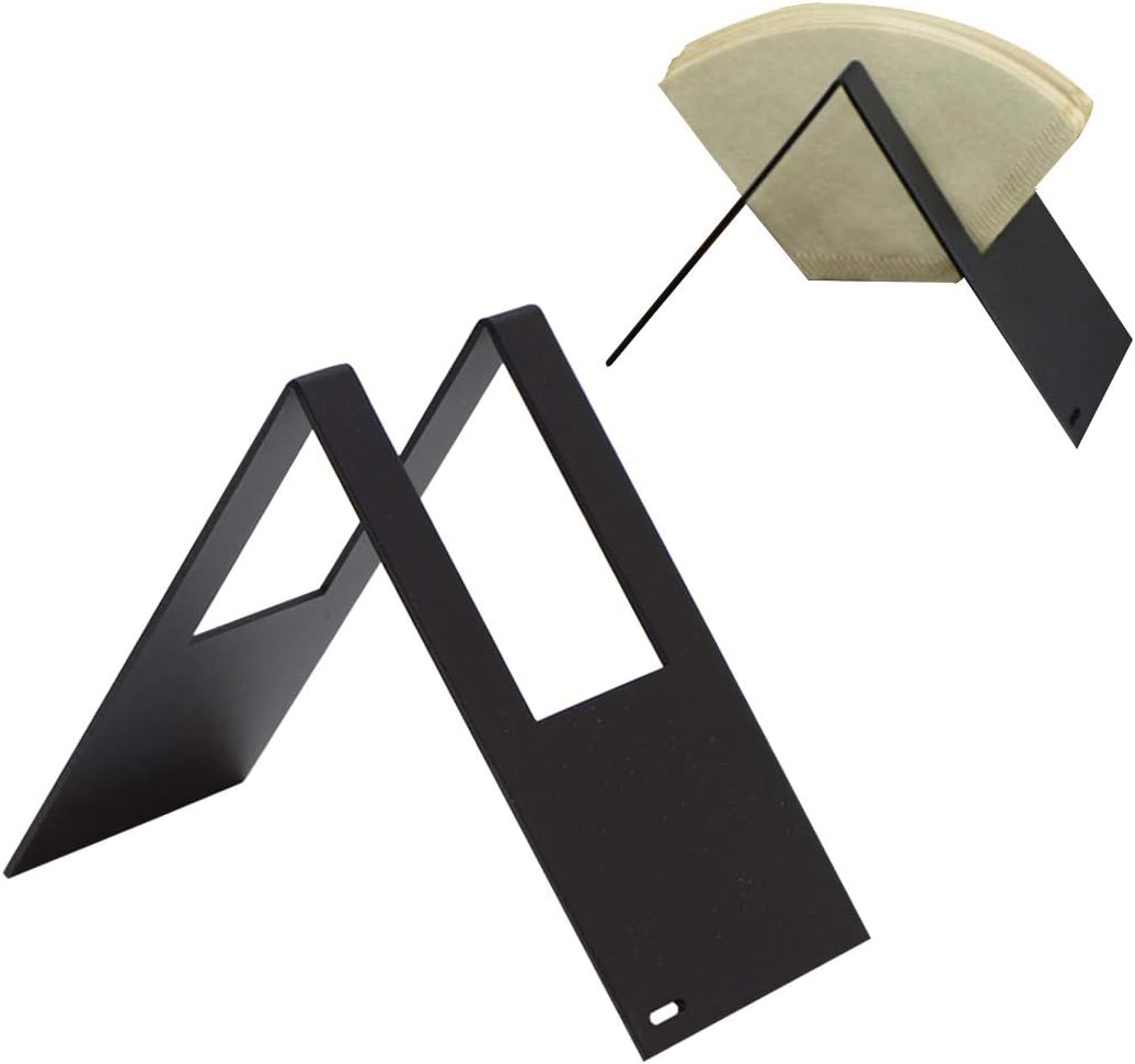 SIPLIV Paper Coffee Filter Holder Simple Coffee Filters Storage Rack Coffee Filter