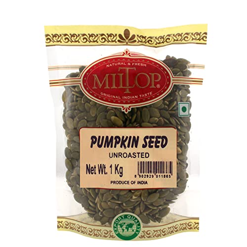 Image of Miltop Premium Raw Unsalted Pumpkin Seed for Eating, 1 KG