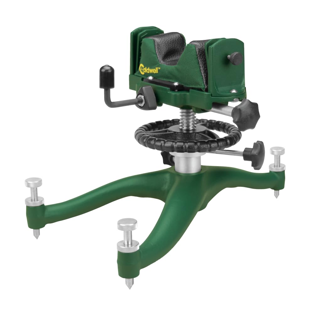 Caldwell The Rock BR Adjustable Ambidextrous Rifle Shooting Rest for Range, Sight In, Precision Shooting and Shooting Stability