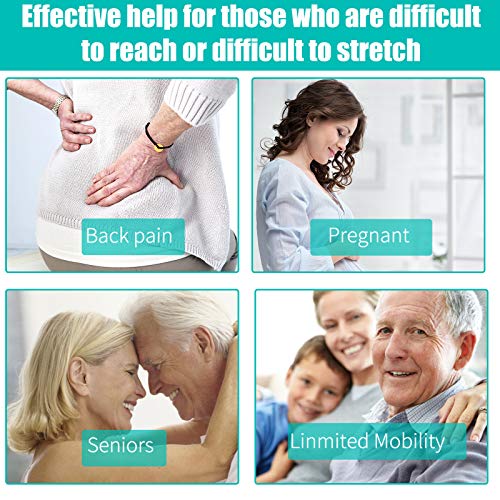 Kirimon Long Reach Comfort Toilet Wiping Aids Tools - Self Assist Bathroom Bottom Buddy Wiping Toilet Aid For Limited Mobility,Elderly, Pregnancy,Disabled, Arthritis,Shoulder Or Back Pain,Surgery #TOP2