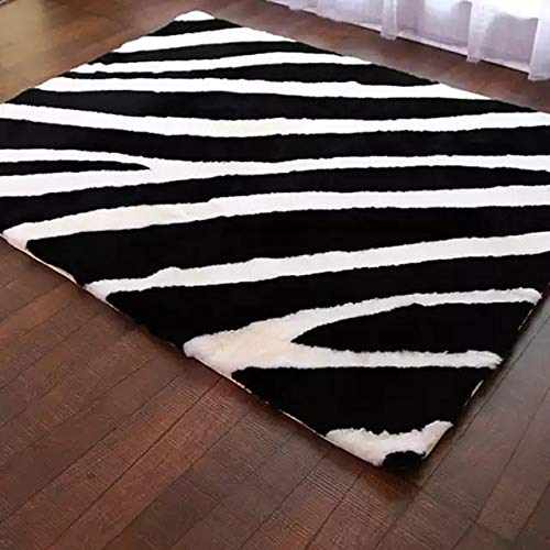 YAZLYN COLLECTION Contemporary Shaggy Rug with Anti Skid Backing (Design 13, Polyester & Polyester Blend, 5x7 Ft) (B07R6X8D6L) Amazon Price History, Amazon Price Tracker