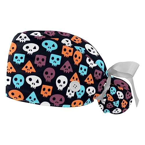 Bonnet bouffant de travail réglable pour femme et homme avec bandeau anti-sueur