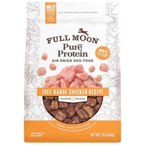 Full Moon Pure Protein Air Dried Dog Food Free Range Chicken Recipe 1lb
