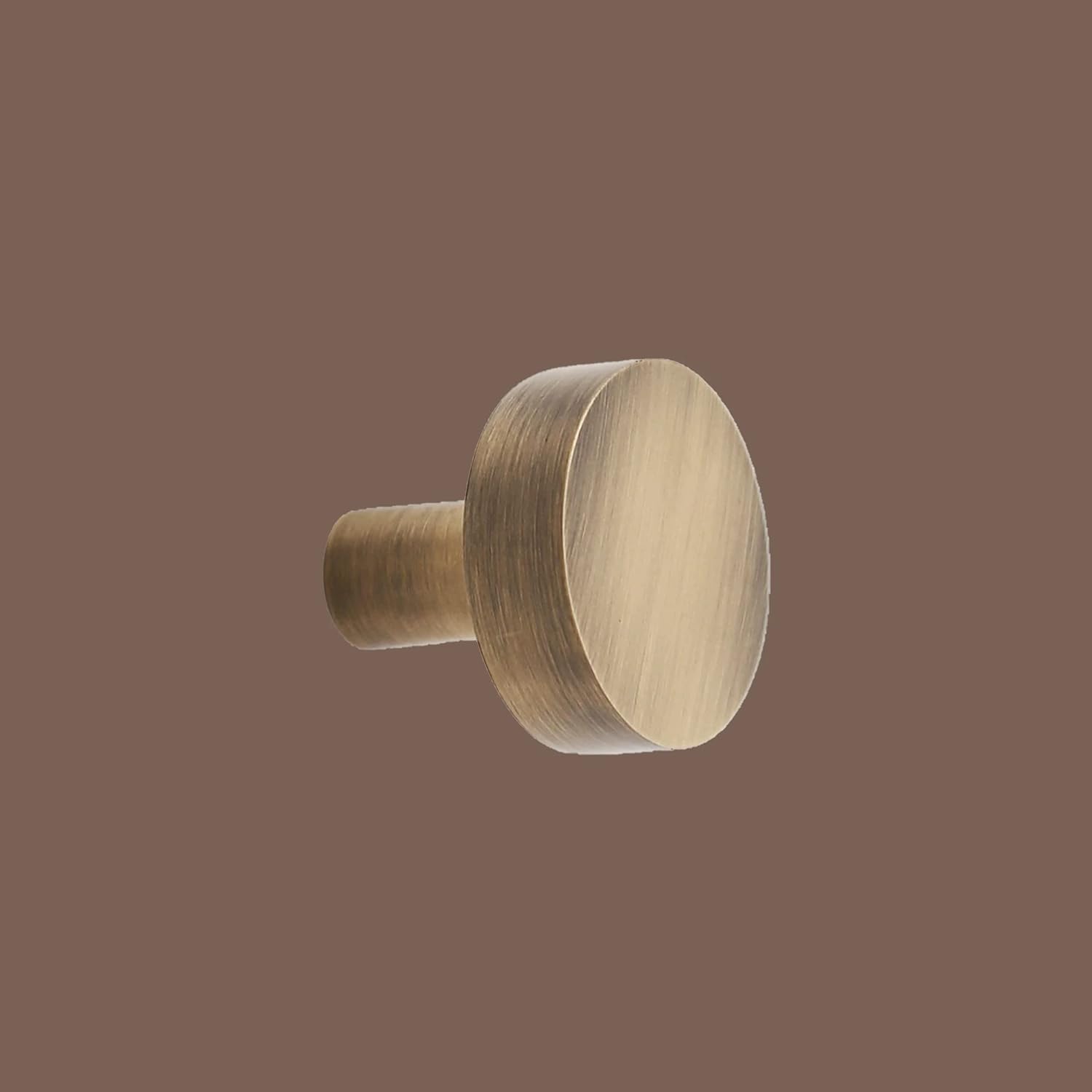 Madelyn Carter Katia 1.25" Solid Brass Cabinet Knob - Antique Brass
