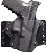 Black Point Tactical Leather Wing OWB Holster Fits Glock 42, Right Hand, Black