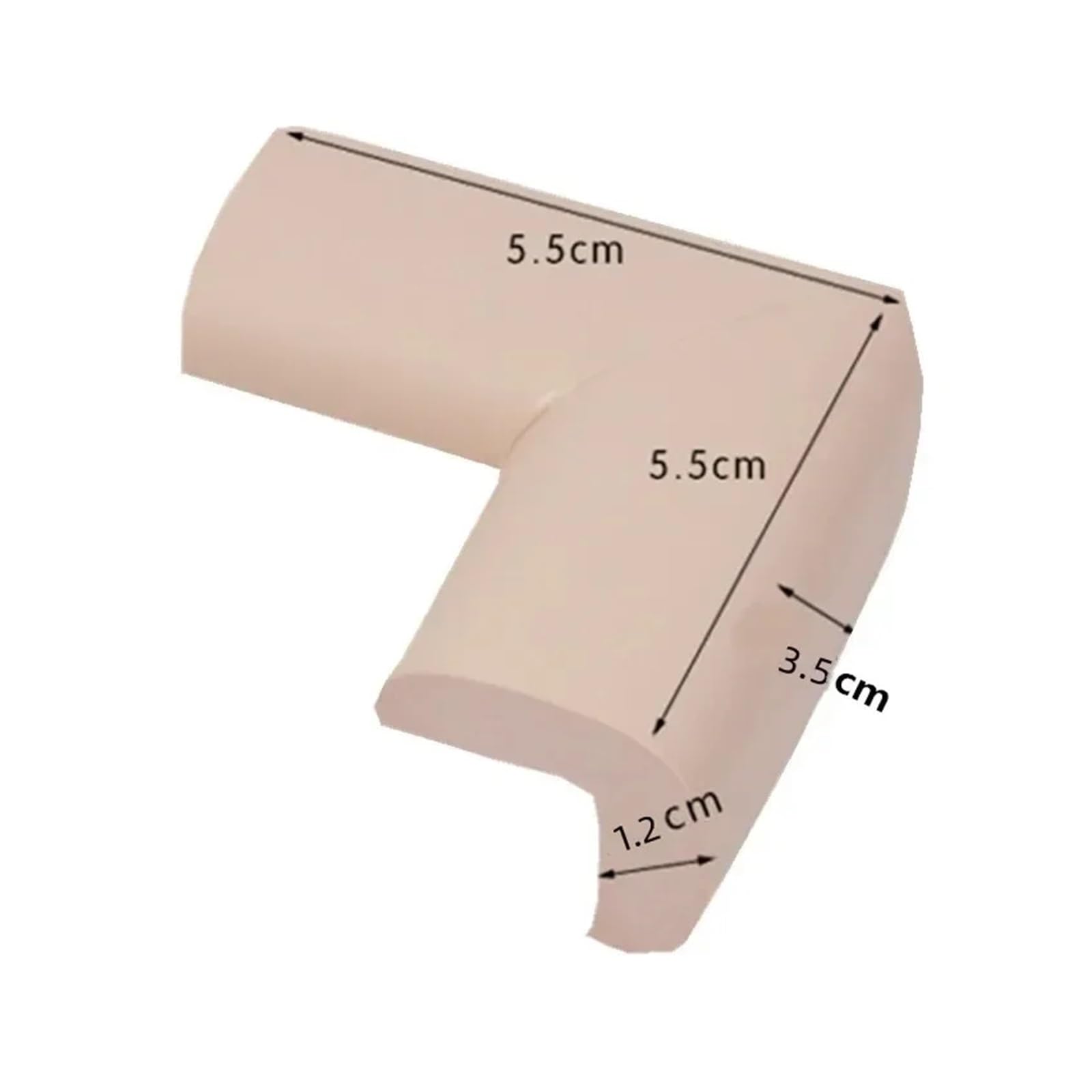 Protectores de Esquinas para mesas, Seguridad Infantil, 8 Piezas, protección Suave para Muebles, 5,5 x 5,5 cm.